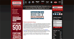 Desktop Screenshot of penskeautomotive.com